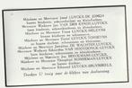 Stephania GYSEL Luyckx Moerbeke 1851 Antwerpen 1935 (foto), Envoi, Image pieuse
