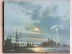 UFO Schilderij met Ufo, vliegende schotels., Ophalen