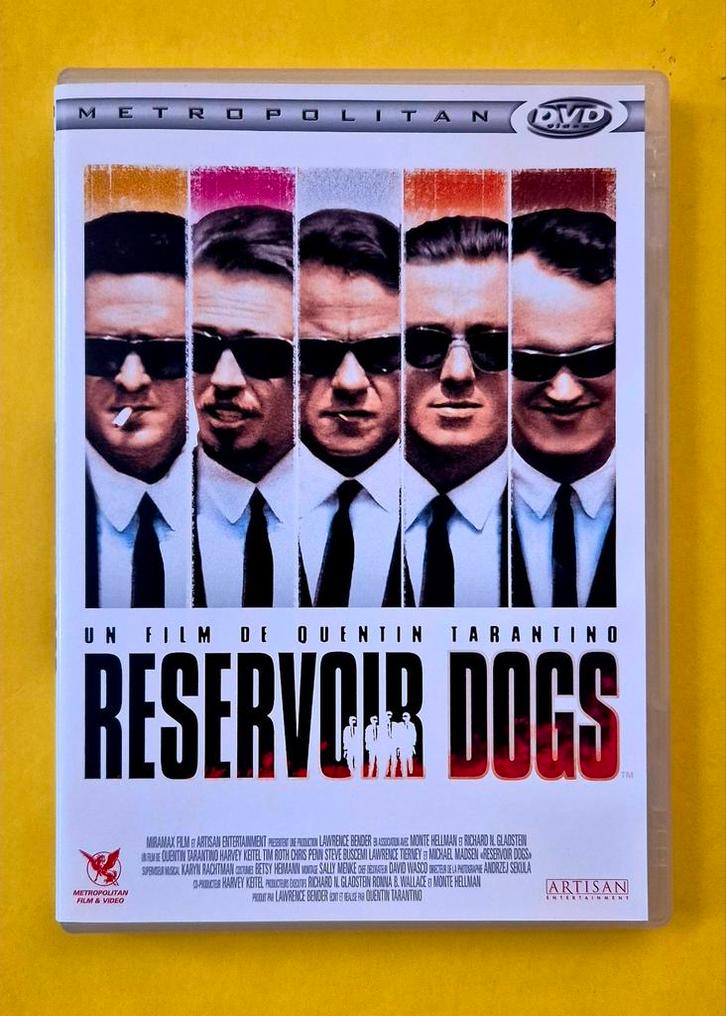 DVD du film Reservoir Dogs - Tarantino 1991 V2, Cd's en Dvd's, Dvd's | Thrillers en Misdaad, Zo goed als nieuw, Actiethriller