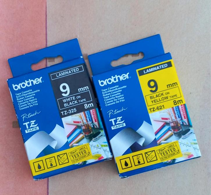 2 stuks nieuwe Brother TZ tape cassette`s, Computers en Software, Labelprinters, Nieuw, Tape-label, Ophalen of Verzenden