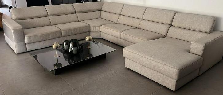 Prachtige Hoekzetel in Beige te koop Luxe & Comfort in Één!, Huis en Inrichting, Zetels | Zetels, Gebruikt, Hoekbank, Overige maten