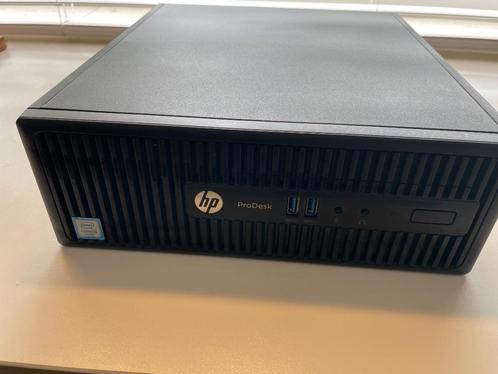 HP ProDesk computer I5 - 128 GB - Windows 10 Pro - 24 inch, Computers en Software, Desktop Pc's, Zo goed als nieuw, Onbekend, SSD