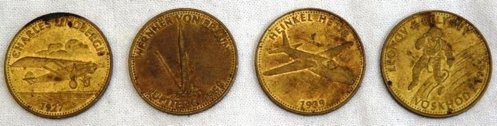 Set Reclame Penningen, Shell, Ruimte – avontuur Serie, 1969., Verzamelen, Merken en Reclamevoorwerpen, Gebruikt, Overige typen