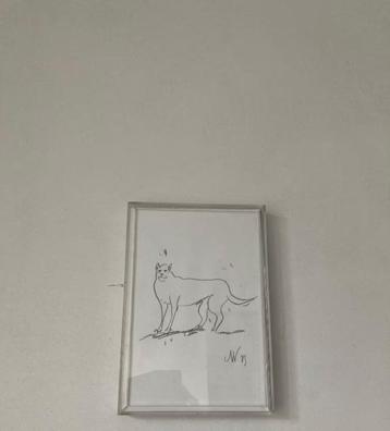 tekening hond josé vermeersch beschikbaar voor biedingen