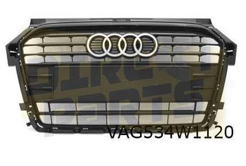 Audi A1 (1/15-11/18) voorbumpergrille (VMZ zwart) Origineel! beschikbaar voor biedingen