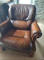 Fauteuil in de woonkamer, Ophalen, Gebruikt, 75 tot 100 cm, Hout