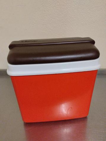 Vintage jaren 70 70 Curver oranje koelkastdoos 