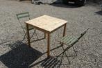 6 stoelen en 2 tafels, Tuin en Terras, Ophalen, Gebruikt