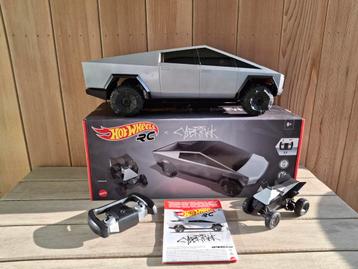 HOTWHEELS TESLA Cybertruck 50 cms Telegeleid USB oplaadbaar beschikbaar voor biedingen