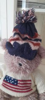 Hema warme muts met pompom maat 98/128, Kinderen en Baby's, Babykleding | Mutsen, Sjaals en Wanten, Ophalen of Verzenden, Muts