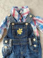 Jeans salopet en hemdje, maat 50, Overige typen, Jongetje of Meisje, Nieuw, Ophalen of Verzenden