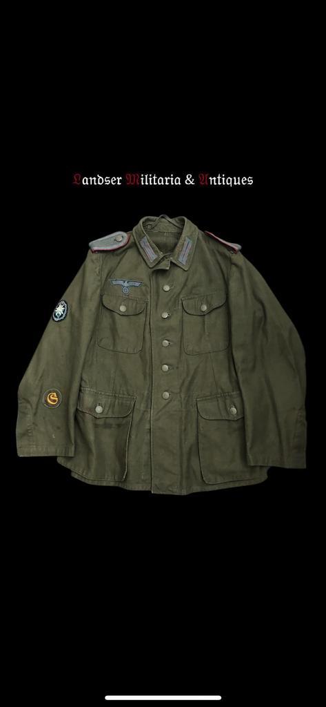 WH M42 Afrikakorps artillerie gebrigsjäger jas., Verzamelen, Militaria | Tweede Wereldoorlog, Ophalen of Verzenden