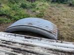 Gebogen golfplaten (Witloofteelt), Ophalen