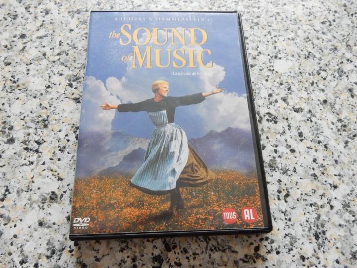 nr.1024 - Dvd: the sound of music - musical - 1965, Cd's en Dvd's, Dvd's | Klassiekers, Zo goed als nieuw, Drama, 1960 tot 1980