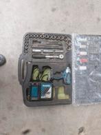 set krachtdoppen met slagmoersleutel en 2 baterijen, Ophalen, Gebruikt