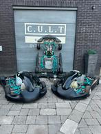 3x formula k mini kart chassis, Sport en Fitness, Karting, Ophalen, Kart