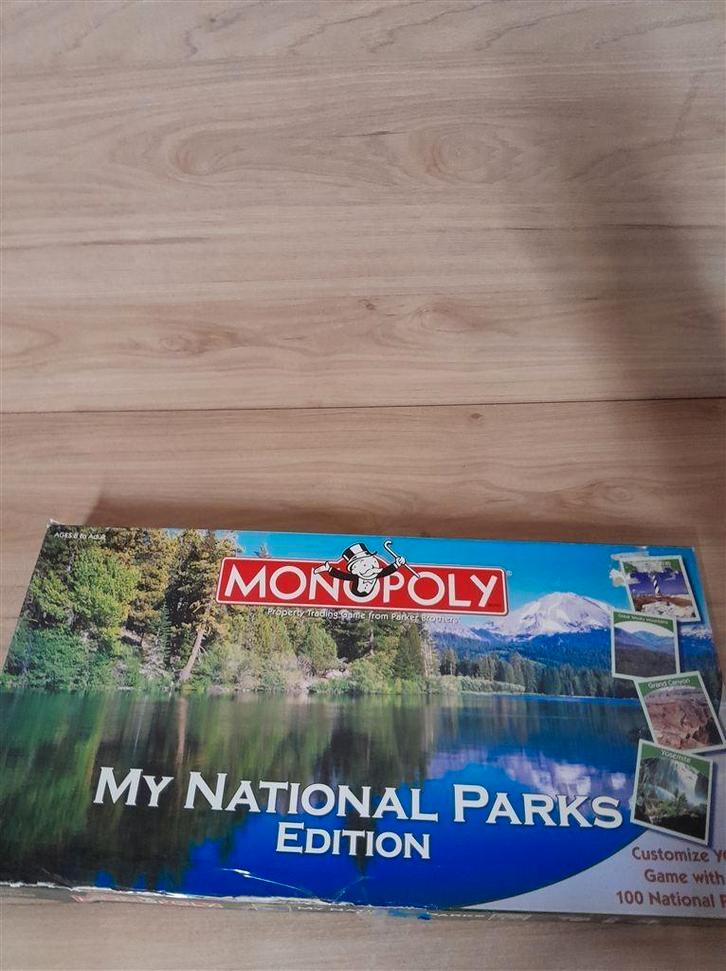 monopoly My national parks edition - s5154, Hobby en Vrije tijd, Gezelschapsspellen | Bordspellen, Zo goed als nieuw, Verzenden