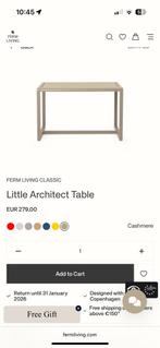 Little architect tafel - cashmere kleur, Enlèvement ou Envoi, Neuf
