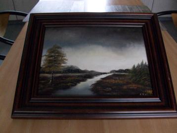 LANDSCHAP  OP DOEK GESCHILDERD, Enlèvement