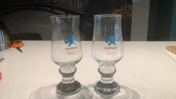 Carlsberg glazen Elephant in zeer goede staat 6 stuks  beschikbaar voor biedingen