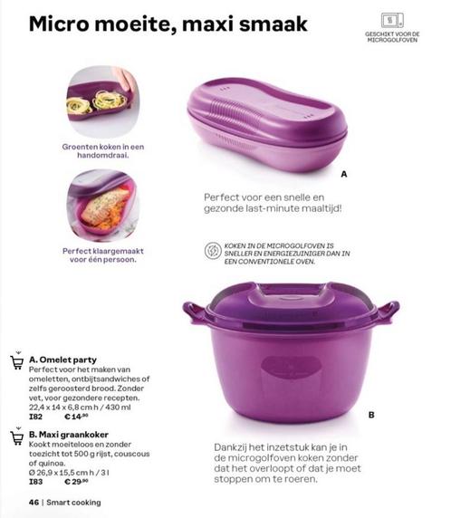 Tupperware omelet party, Huis en Inrichting, Keuken | Tupperware, Nieuw, Ophalen of Verzenden