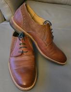Chaussures italiennes Nicola Benson P40 plein cuir, Bruin, Zo goed als nieuw, Veterschoenen, Ophalen of Verzenden