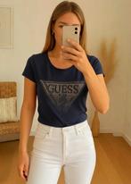 Marineblauw t-shirt Guess, Kleding | Dames, Guess, Blauw, Ophalen of Verzenden, Korte mouw