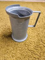 tinnen beker, Ophalen