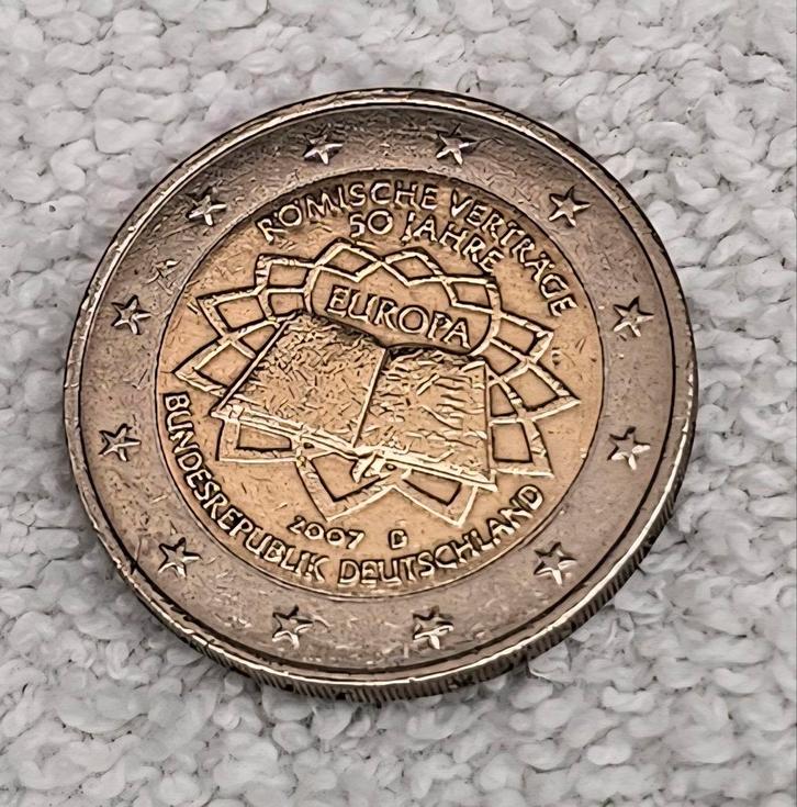 2 euro herdenkingsmunt 2007 pactum romanum duitsland D, Postzegels en Munten, Munten | Europa | Euromunten, Losse munt, 2 euro