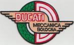 Ducati Meccanica Bologna stoffen opstrijk patch embleem #2, Motoren, Accessoires | Overige, Nieuw