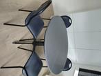 Ronde eettafel + stoelen gratis op te halen, Huis en Inrichting, Tafels | Eettafels, Ophalen, Gebruikt