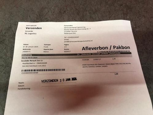 ACCULADER (296053434R), Auto diversen, Autogereedschap, Gebruikt