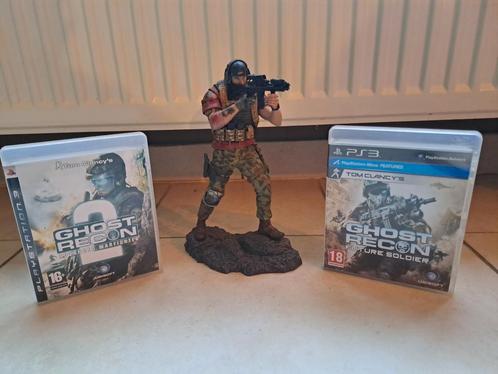 Playstation 3 2 Ghost Recon + Figurine UBIcollectibles, Consoles de jeu & Jeux vidéo, Jeux | Sony PlayStation 3, Comme neuf, Enlèvement