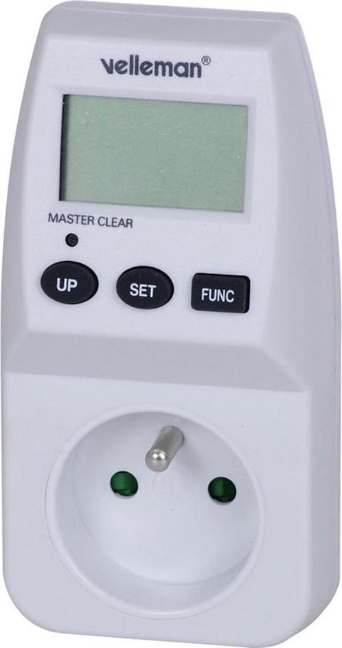 ENERGIEMETER 230V / 16A, Velleman NETBPEM5, nieuw, Doe-het-zelf en Bouw, Meetapparatuur, Nieuw, Elektriciteit, Ophalen