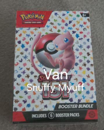 Pokemon Scarlet &Voilet  151 Booster Bundle English beschikbaar voor biedingen