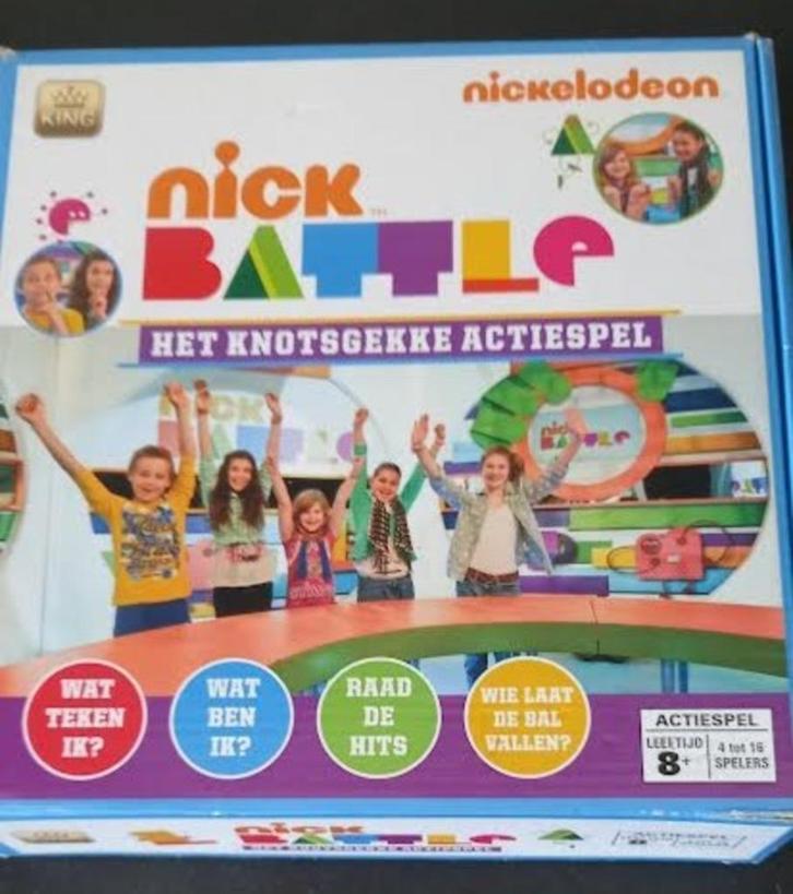 Spel Nick The Battle, Hobby en Vrije tijd, Gezelschapsspellen | Bordspellen, Zo goed als nieuw, Vijf spelers of meer, Ophalen of Verzenden