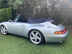 Porsche 993 cabrio, Auto's, Achterwielaandrijving, Cabriolet, Blauw, Leder
