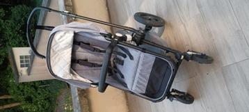 Bugaboo buggy + reiswieg + zitstukje kind 2, Enlèvement, Comme neuf