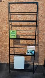 Zwart metalen boekenrekje, Huis en Inrichting, Ophalen, Met plank(en), 100 tot 150 cm, 50 tot 100 cm