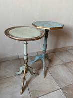Tafeltjes table meubel meuble wijntafeltje patina interieur, Ophalen of Verzenden