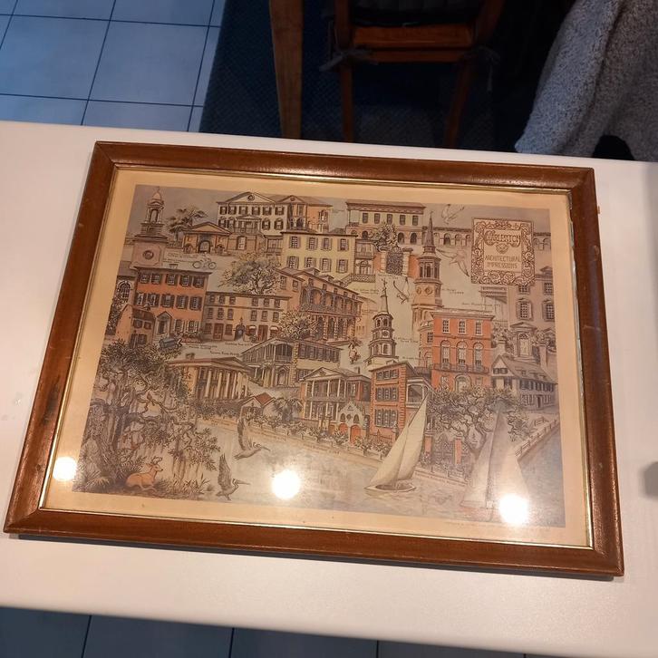 Charleston Architectonische Impressies, Antiek en Kunst, Kunst | Tekeningen en Fotografie, Ophalen of Verzenden