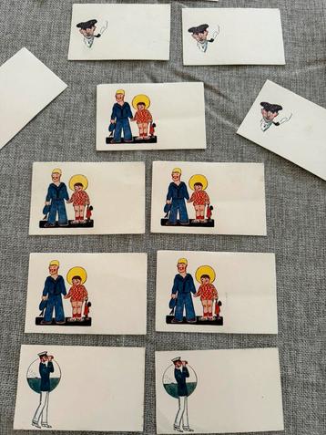 Lots de cartes vintage invitation menu ? beschikbaar voor biedingen