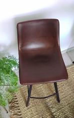 Barstoelen, Huis en Inrichting, Barkrukken, Ophalen, Met voetsteun, 60 tot 90 cm, Leer