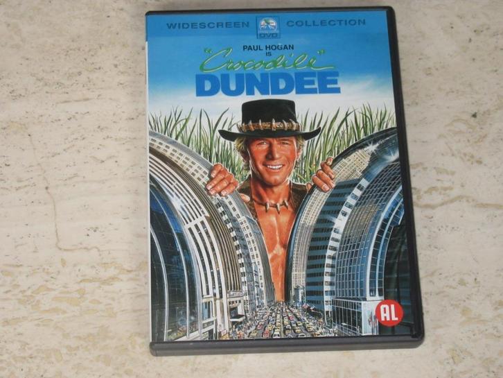Crocodile Dundee met Paul Hogan, Cd's en Dvd's, Dvd's | Actie, Zo goed als nieuw, Actiekomedie, Alle leeftijden, Ophalen of Verzenden