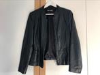 Zwarte echt lederen blazer Gerry Weber maat 38, Kleding | Dames, Maat 38/40 (M), Zwart, Ophalen of Verzenden, Zo goed als nieuw