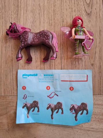 Playmobil Fairies set 5449 Fee Surya met Rubypaard beschikbaar voor biedingen
