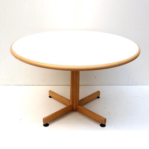 4x Ronde vintage design eettafel tafel jaren '60 '70 retro, Huis en Inrichting, Tafelonderdelen, Verzenden