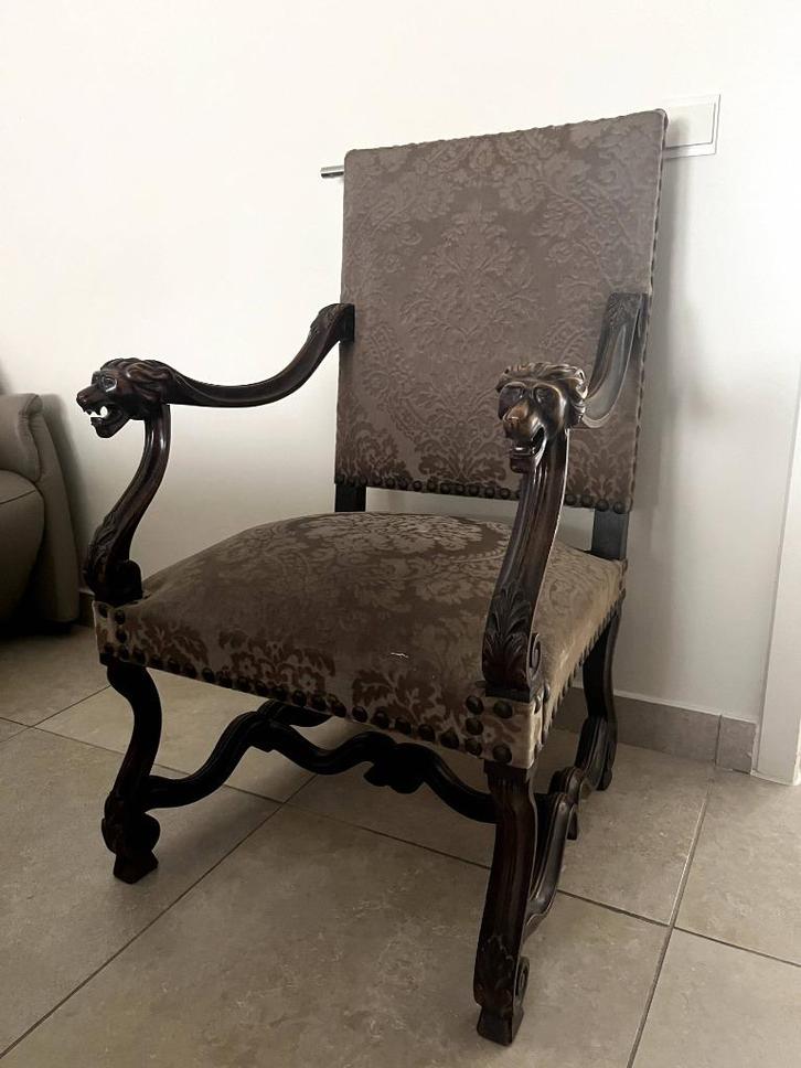 Klassieke barok fauteuil / zetel, Huis en Inrichting, Fauteuils, Gebruikt, Ophalen