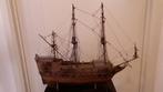 17e eeuws Antiek schip volledig in hout ( handwerk ), Hobby en Vrije tijd, Ophalen