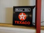 Texaco Lichtbak izgst tweezijdig afm 65x65 cm, Ophalen of Verzenden, Gebruikt, Lichtbak of (neon) lamp